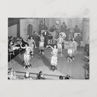 Cabaret Dancers, 1941 Postcard