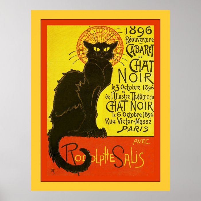 Cabaret du Chat Noir ~ Vintage Advertising Posters