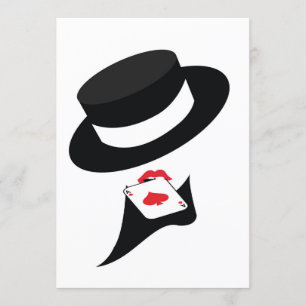 cabaret girl invitation