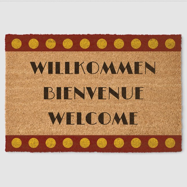 Cabaret Musical Welcome Mat  (Front)