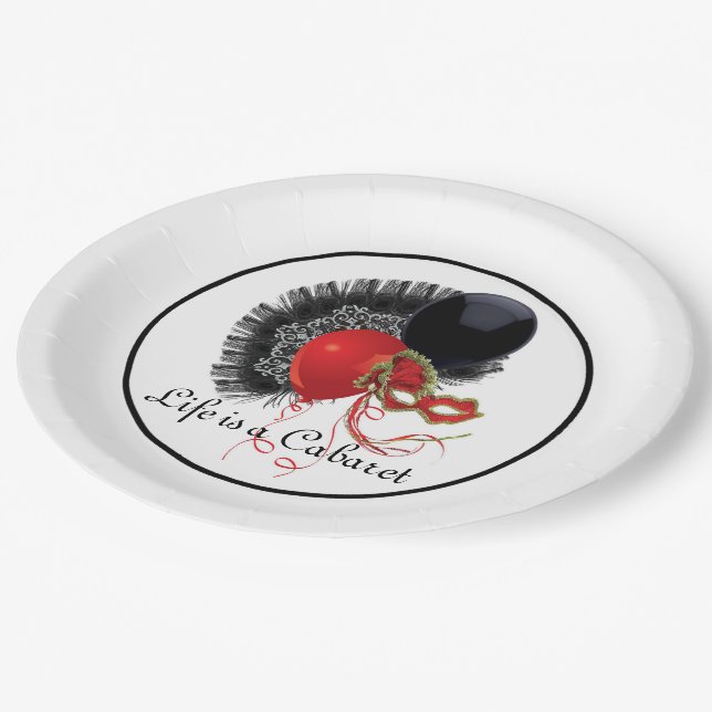 Cabaret Paper Plates (Angled)