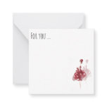 Cabaret Red Dress Note Card