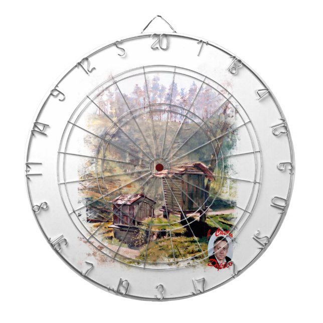 Cabazos Dart Board (Front)