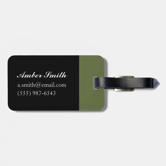 Cabbage 2013 luggage tag (Back Horizontal)