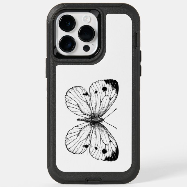 Cabbage butterfly otterbox iPhone case (Back)