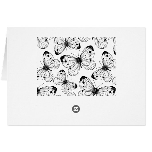 Cabbage butterfly pattern (Back Horizontal)