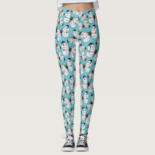 Cabbage butterfly pattern leggings