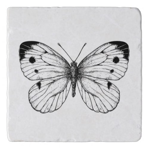 Cabbage butterfly trivet