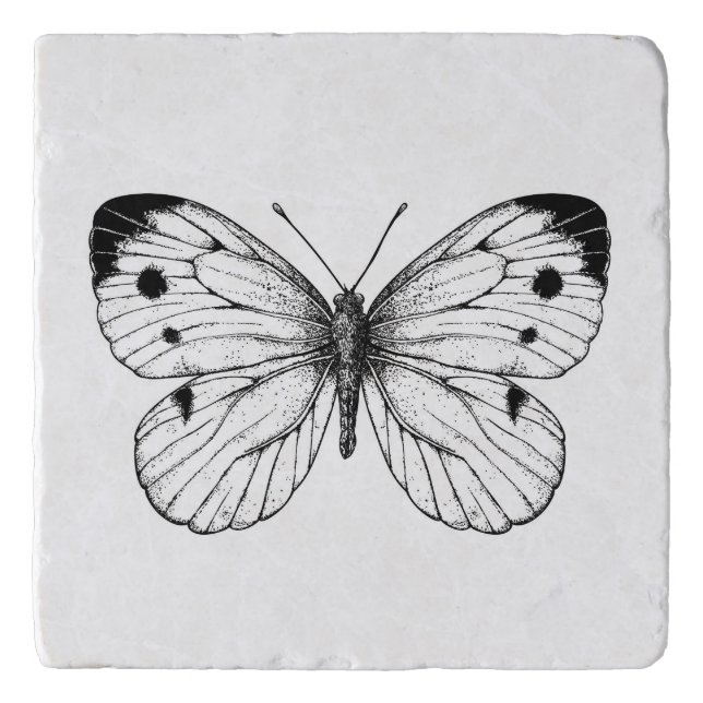 Cabbage butterfly trivet (Front)