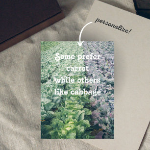 Cabbage Field: green&purple Paperweight