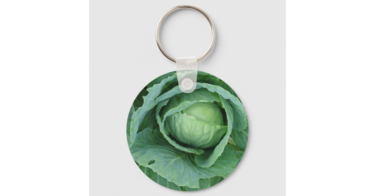 Cabbage Keychain Zazzle