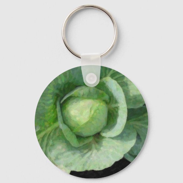 Cabbage Keychain (Front)