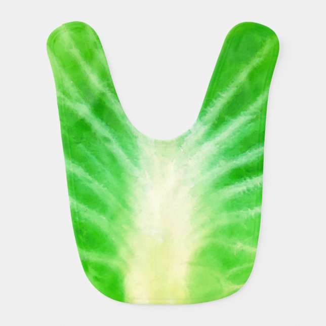 Cabbage Leaf Baby Bib (Front)