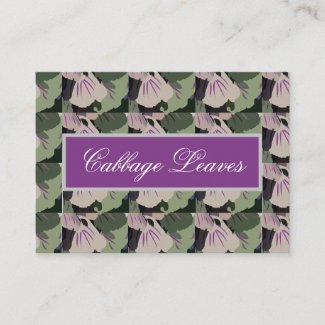 Cabbage Leaves Nature Pattern