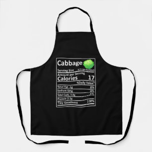 Cabbage Nutrition Food Facts Thanksgiving Costume Apron