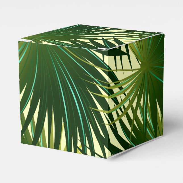 Cabbage palm leaf favor boxes (Front Side)
