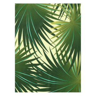 Cabbage palm leaf tablecloth