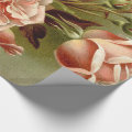 Cabbage Rose Flowers Wrapping Paper | Zazzle