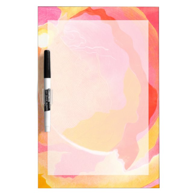 Cabbage Rose III Dry Erase Board (Front)