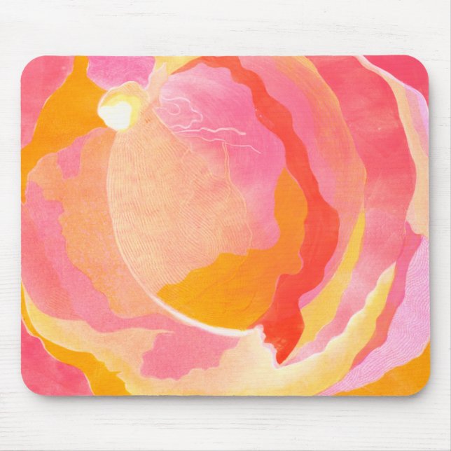 Cabbage Rose III Mouse Pad (Front)