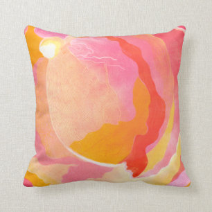 Cabbage Rose III Throw Pillow