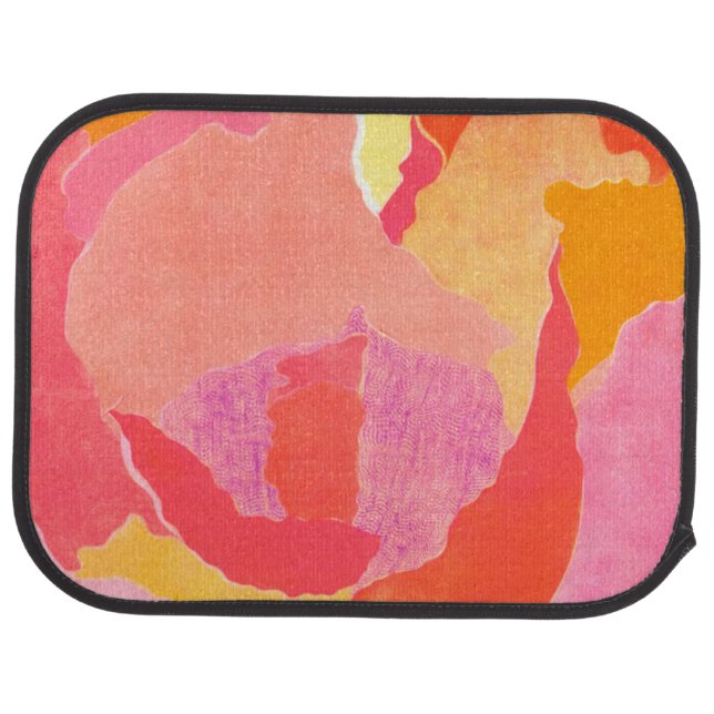 Cabbage Rose IV Car Mat (Rear)