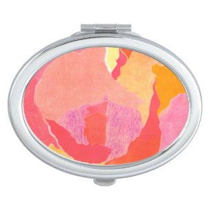 Cabbage Rose IV Compact Mirror