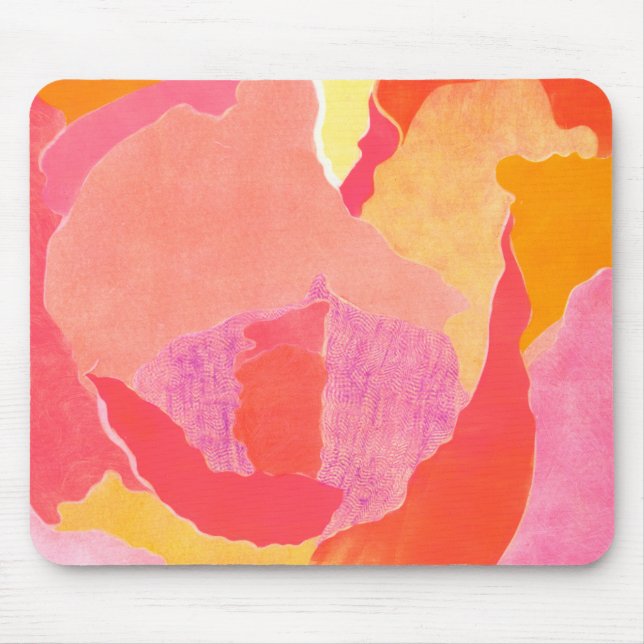 Cabbage Rose IV Mouse Pad (Front)