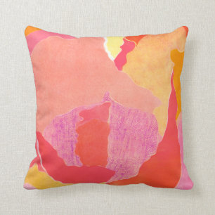 Cabbage Rose IV Throw Pillow