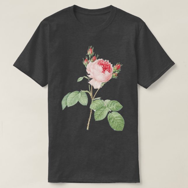 Cabbage Rose T-Shirt (Design Front)