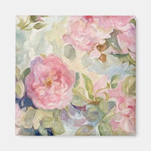 Cabbage Roses Magnet