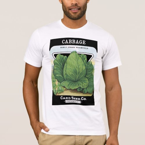 Cabbage Seed Packet Label T_Shirt