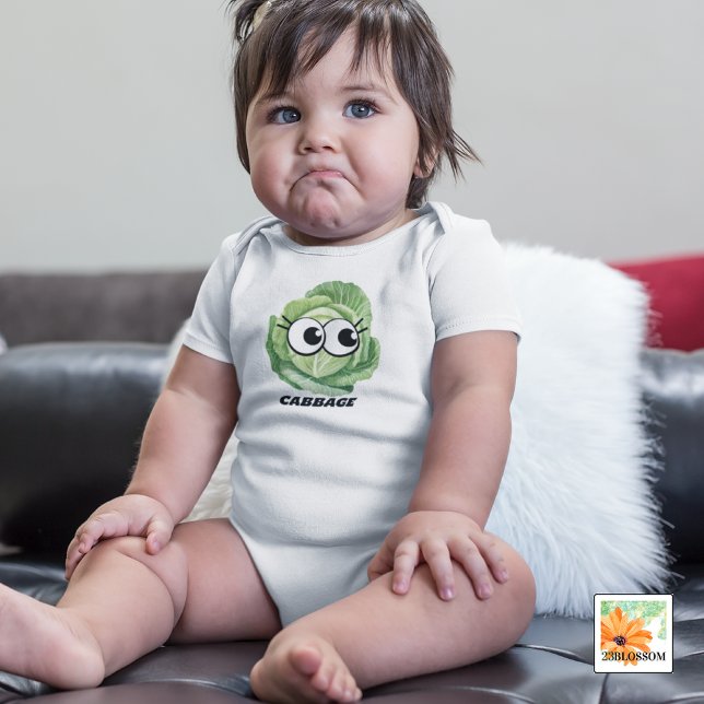 cabbage vegan baby funny outfit baby T-Shirt (Creator Uploaded)