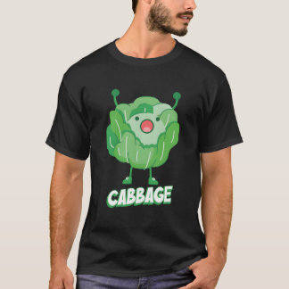 Cabbage With Arms Heathy Vegetables Cabbage T-Shirt