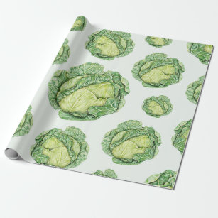 Cabbage Rose Flowers Wrapping Paper | Zazzle