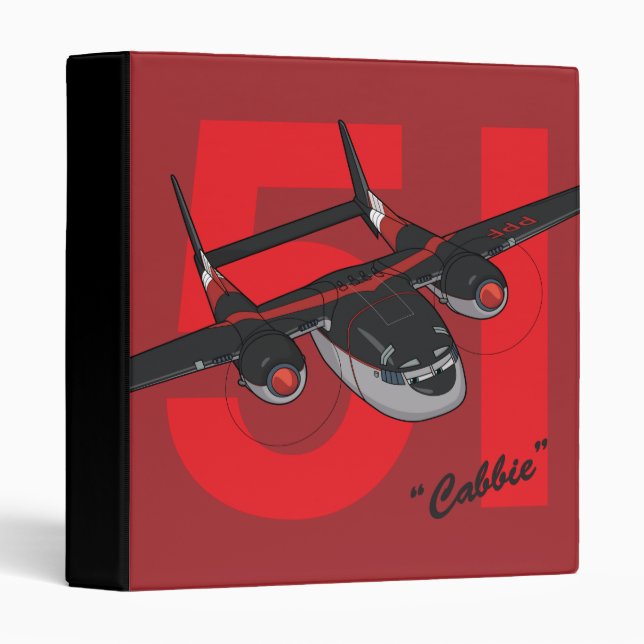 Cabbie Character Art Binder (Front/Spine)