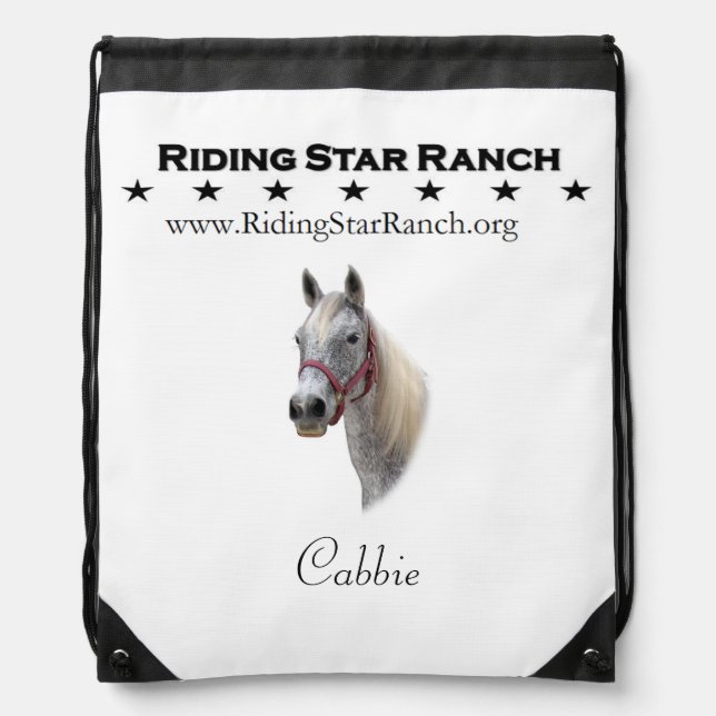 Cabbie Drawstring Backpack (Front)