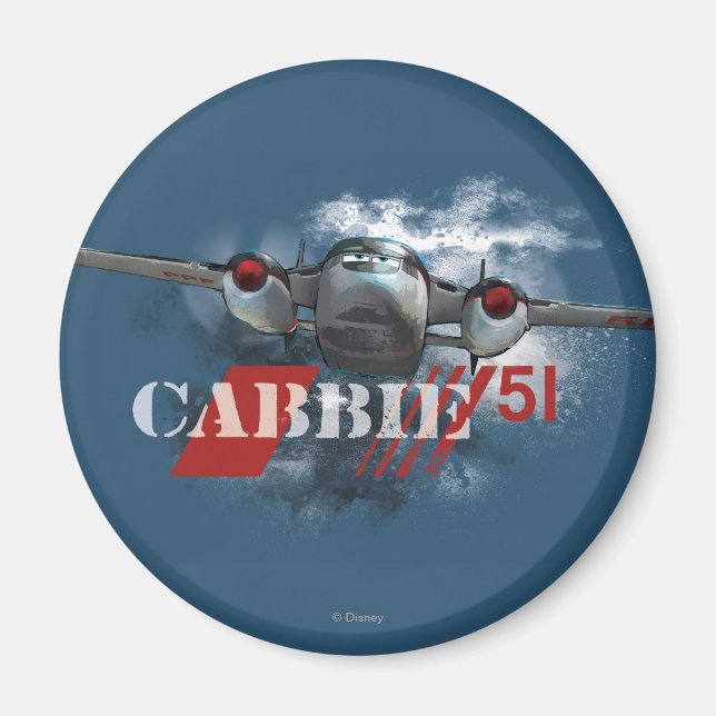 Cabbie Graphic Magnet (Front)