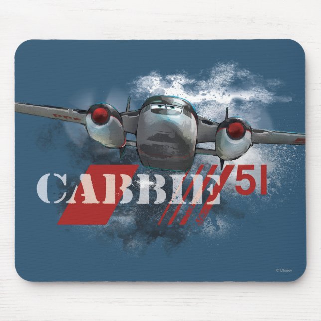 Cabbie Graphic Mouse Pad (Front)