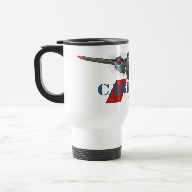 Cabbie Graphic Travel Mug (Left)