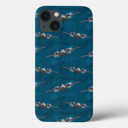 Cabbie Pattern iPhone 13 Case