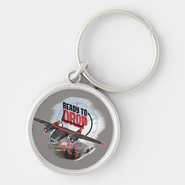 Cabbie Ready To Drop Keychain (Front)