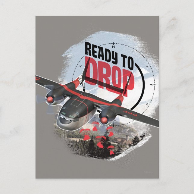 Cabbie Ready To Drop Postcard (Front)