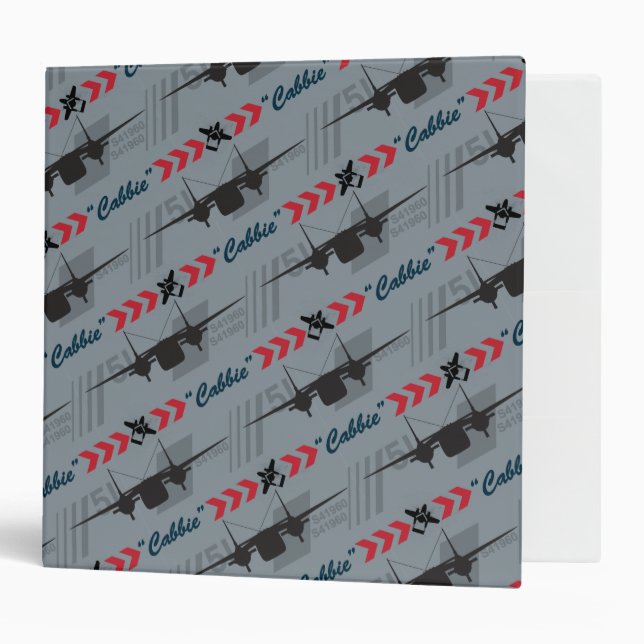 Cabbie Silhouette Pattern Binder (Front/Inside)