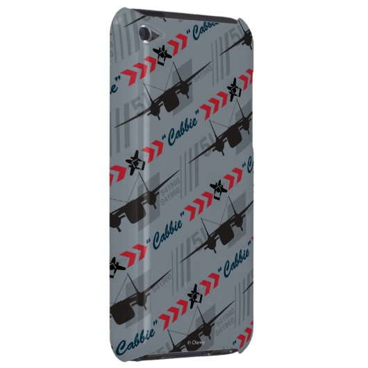 Cabbie Silhouette Pattern iPod Case-Mate Case (Back/Right)