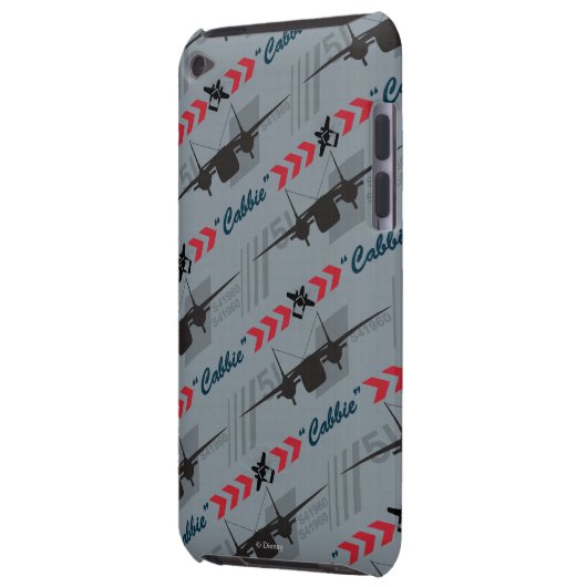Cabbie Silhouette Pattern iPod Case-Mate Case (Back Left)