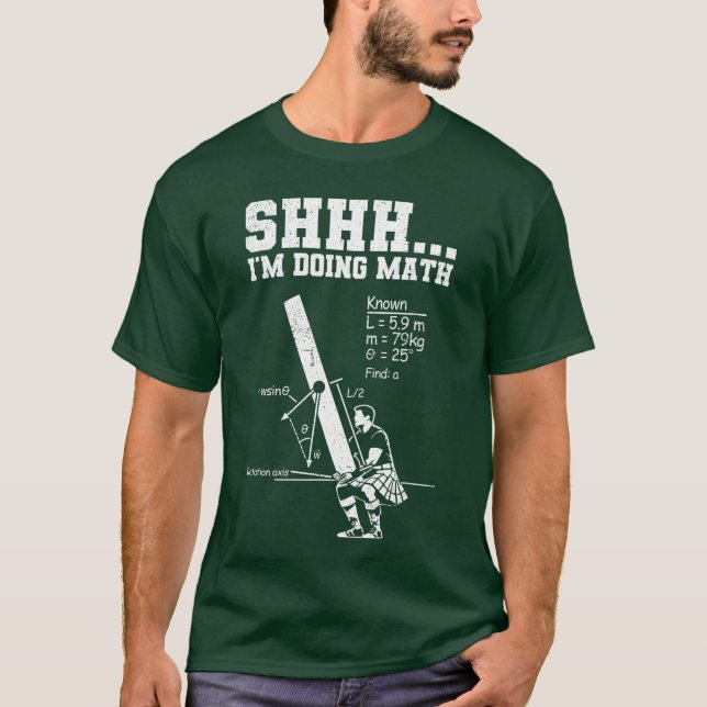 Caber toss funny highland games boy T-Shirt (Front)