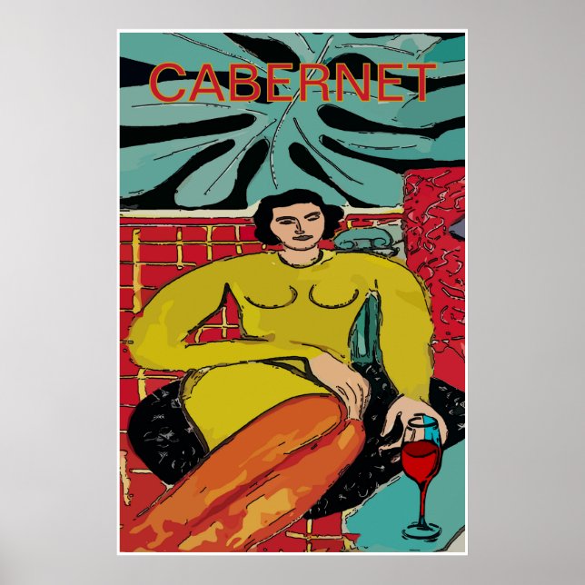 Cabernet Maid, Wine Poster (Front)