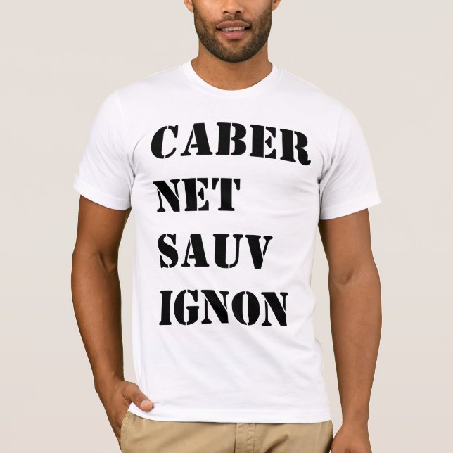 Cabernet Sauvignon Wine Shirt (Front)