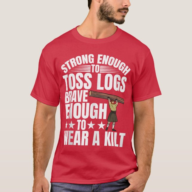 Cabeross For Highland Gamesankop retro T-Shirt (Front)